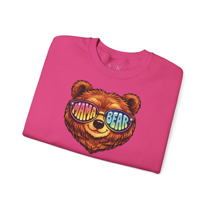 Mama Bear Sweatshirt — Cute Bear Face Crewneck for Mums