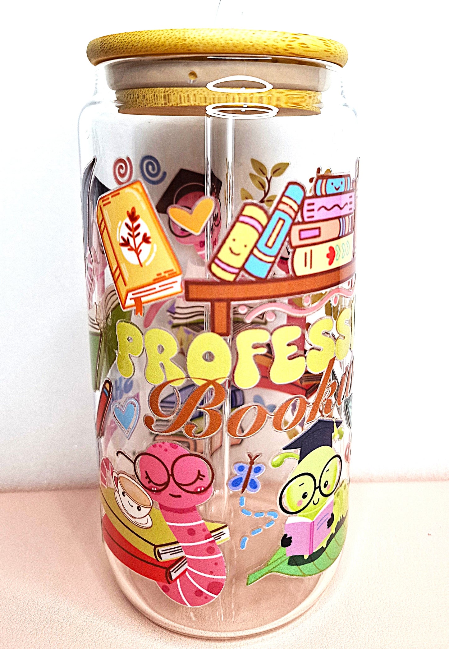 “Professional Bookworm” 3D Double-Sided Emboosed