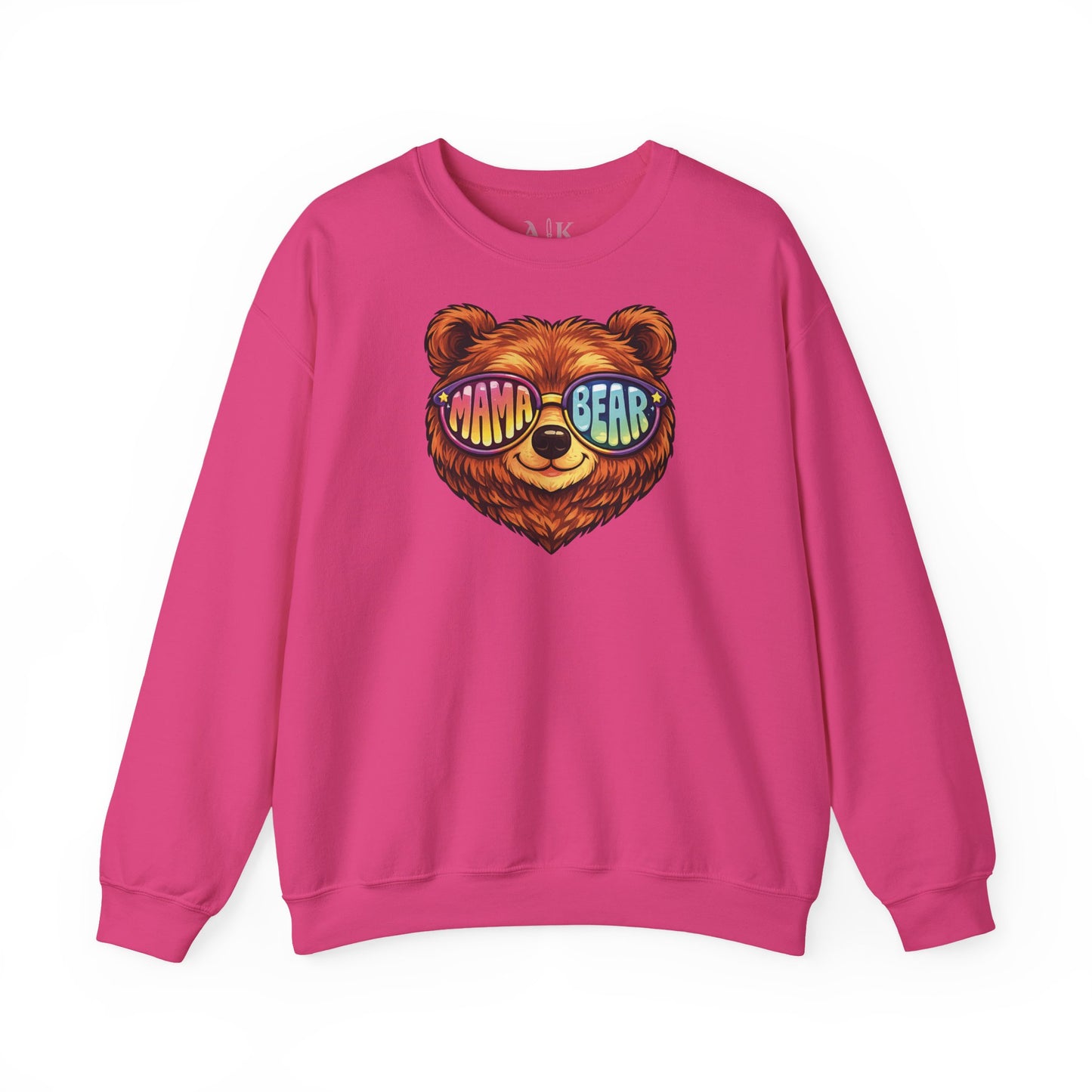 Mama Bear Sweatshirt — Cute Bear Face Crewneck for Mums