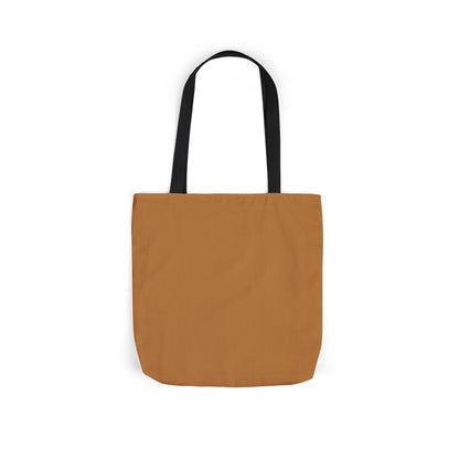 Coffee Obsessed Canvas Tote Bag — Cute Coffee Cup & Beans Reusable Shopper