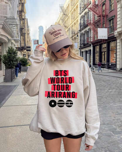 BTS Arirang World Tour Sweatshirt – Sand