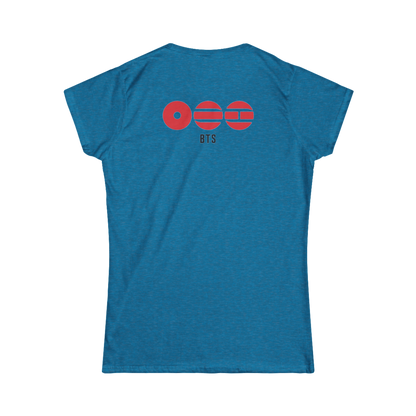 Chibi style BTS Members with Arirang symbols T-Shirt – Multi-Color Collection