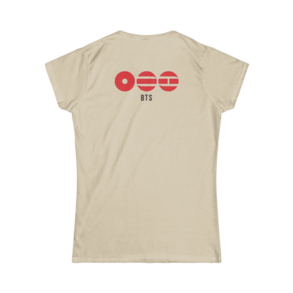 Chibi style BTS Members with Arirang symbols T-Shirt – Multi-Color Collection