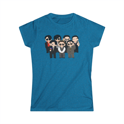 Chibi style BTS Members with Arirang symbols T-Shirt – Multi-Color Collection