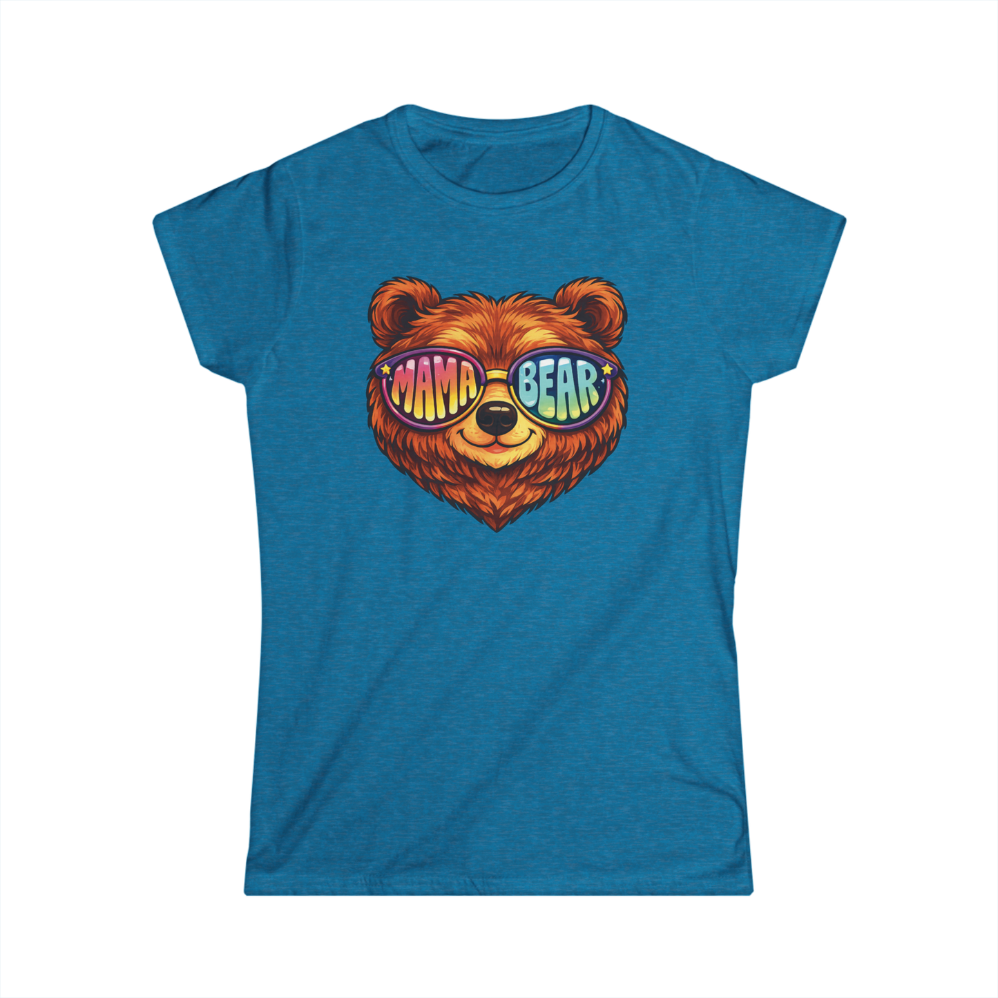 Mama Bear T-Shirt — Retro Sunglasses Mom Bear Graphic Tee