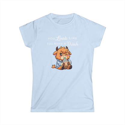 ''You Look Like You Need A Drink'' Tshirt