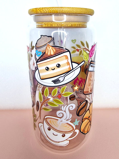 “Coffee Obssessed” 3D Double-Sided Embossed
