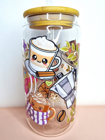 “Coffee Obssessed” 3D Double-Sided Embossed