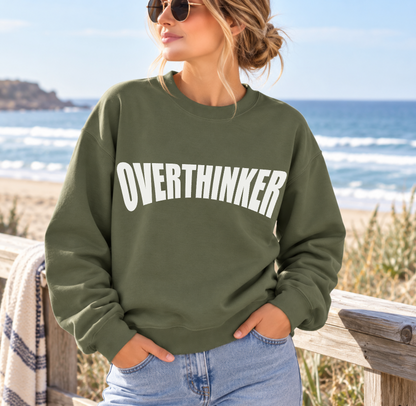 OVERTHINKER Sweatshirt – A Little Reminder to Breathe 💗